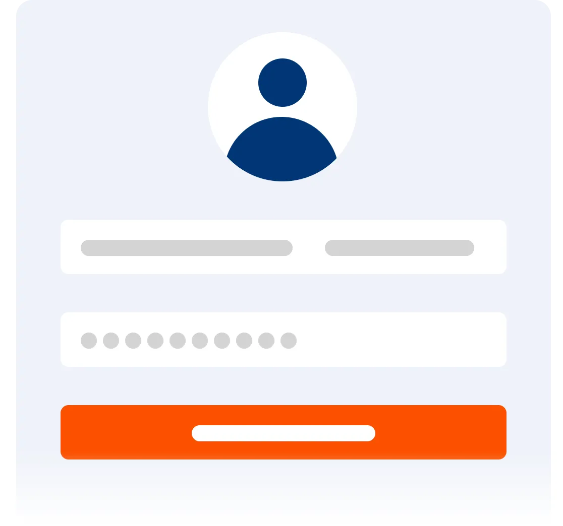 create your account is fast